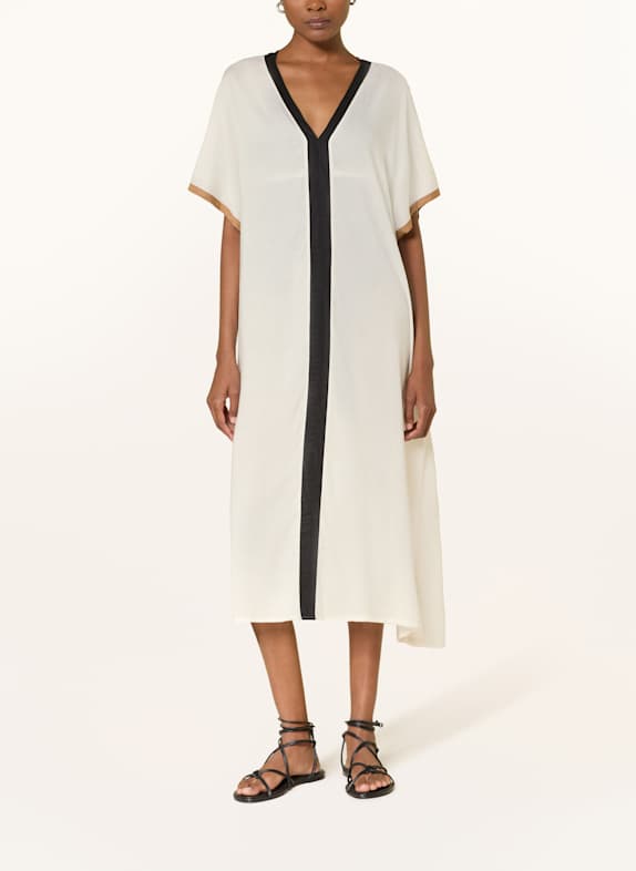BOSS Beach dress WHITE/ DARK BLUE