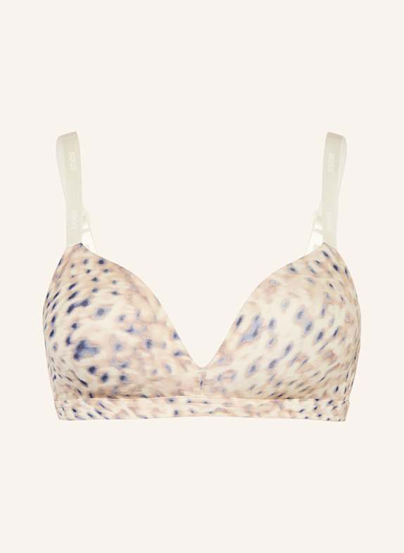 BOSS Triangle bra CI ECRU/ BEIGE/ BLUE