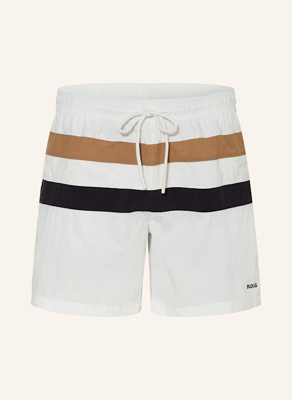 BOSS LOUIS swim shorts WHITE