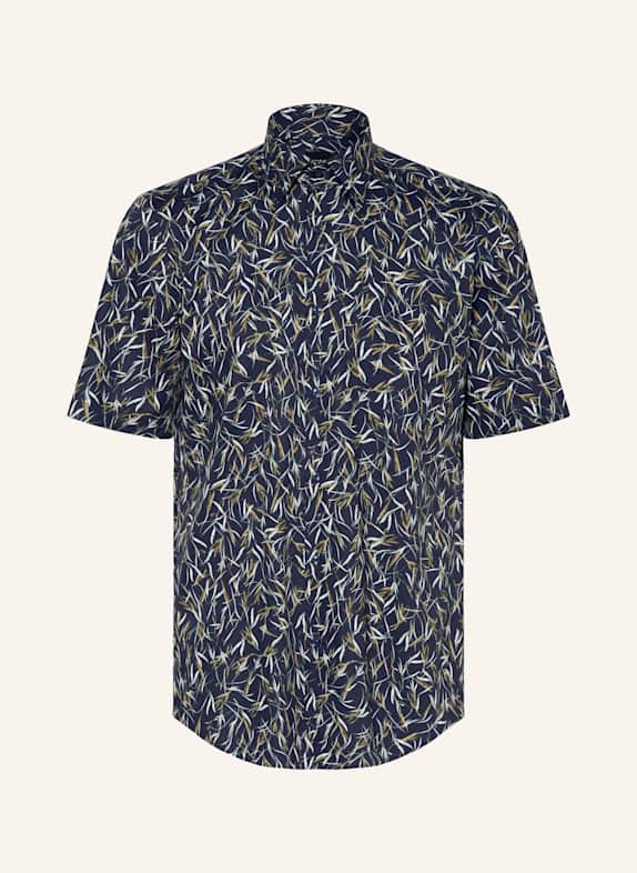BOSS Kurzarm-Hemd JOE Regular Fit DUNKELBLAU