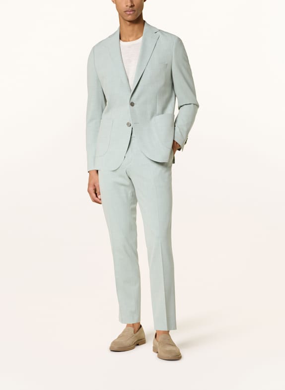 PAUL Spodnie garniturowe extra slim fit MIĘTOWY