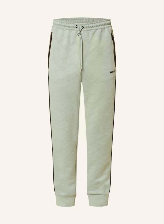 BOSS Sweatpants HOVER Relaxed Fit HELLGRÜN/ WEISS/ SCHWARZ