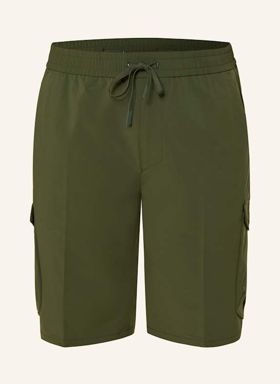 BOSS Cargoshorts URBANEX Tapered Fit DUNKELGRÜN