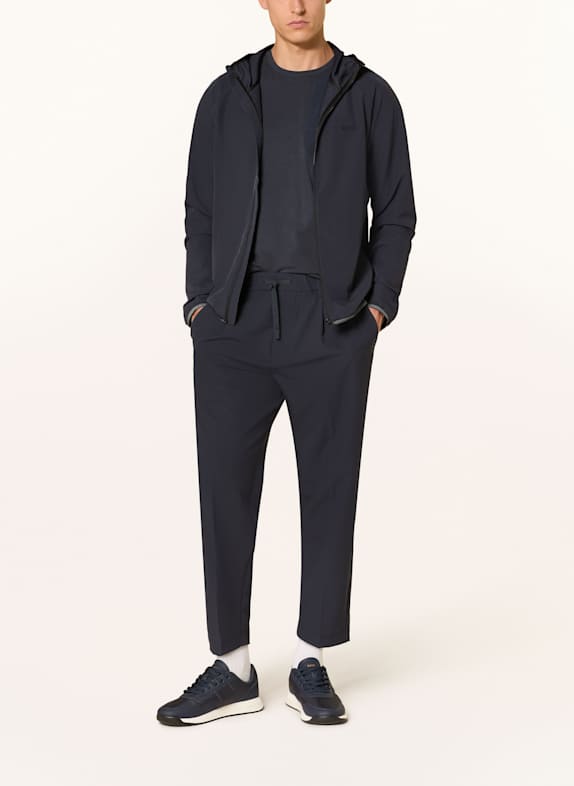 BOSS Chino T_CONVERT-PLEAT Tapered Fit DUNKELBLAU
