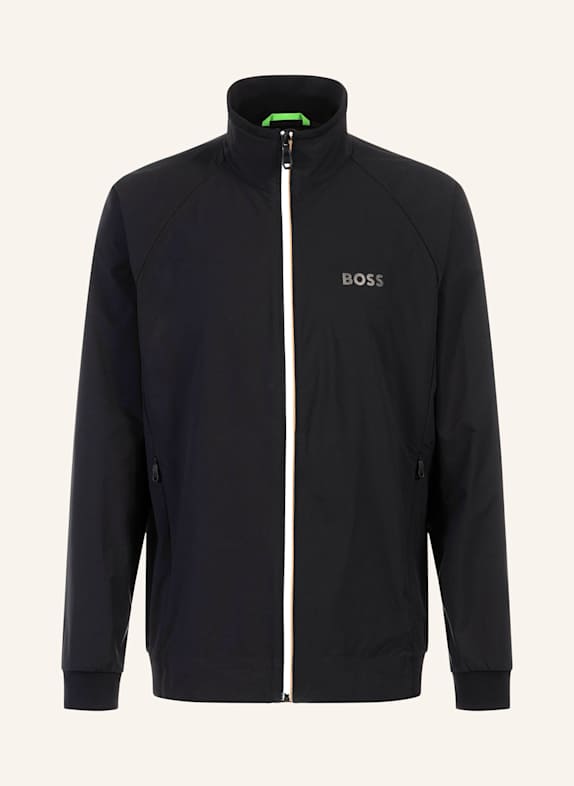 BOSS Trainingsjacke ALLEY SCHWARZ