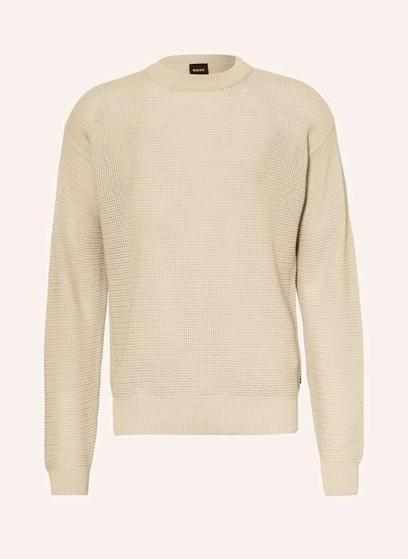 BOSS Pullover KORDINO BEIGE