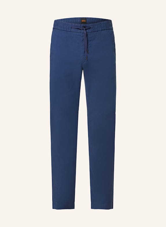 BOSS Hose DELAWARE im Jogging-Stil Slim Fit DUNKELBLAU