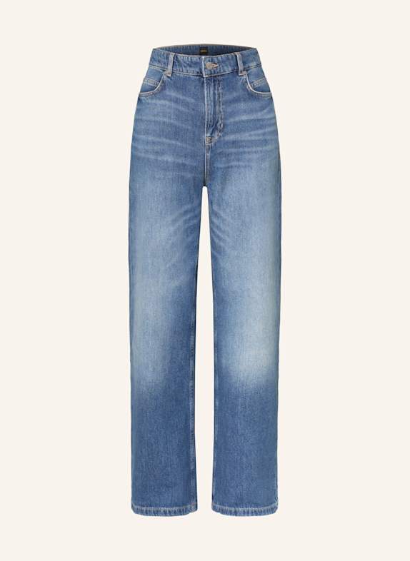 BOSS Straight jeans MARLENE 431 BRIGHT BLUE