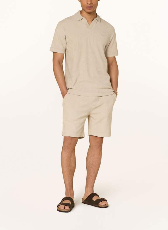 BOSS Frottee-Poloshirt PE_DOUBLETOWEL HELLBRAUN