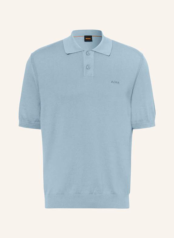 BOSS Strick-Poloshirt ASAC BLAU