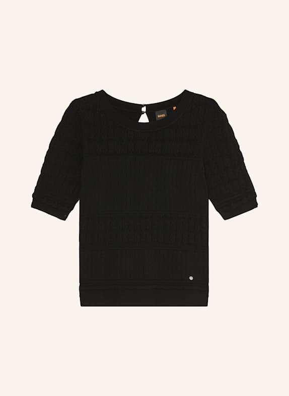 BOSS Pullover FHOENIX mit 3/4-Arm SCHWARZ