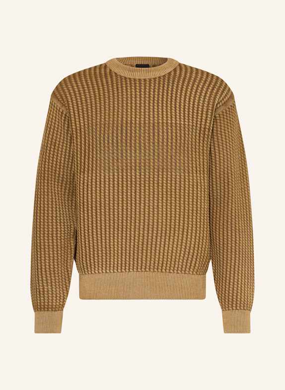 BOSS Pullover AGOLAN HELLBRAUN
