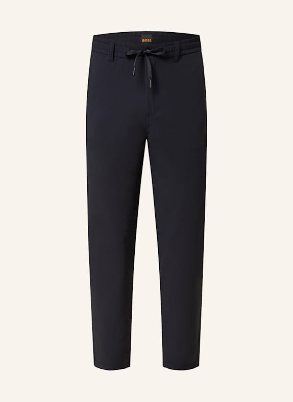 BOSS Hose im Jogging-Stil Tapered Fit DUNKELBLAU