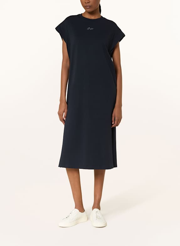 BOSS Jerseykleid EDRESS DUNKELBLAU