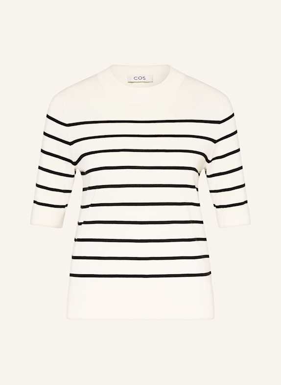 COS Strickshirt SCHWARZ/ WEISS