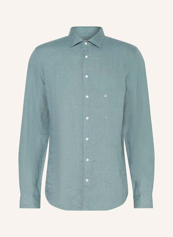 seidensticker Leinenhemd Slim Fit GRÜN