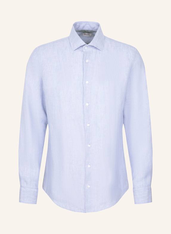 seidensticker Linen shirt slim fit LIGHT BLUE