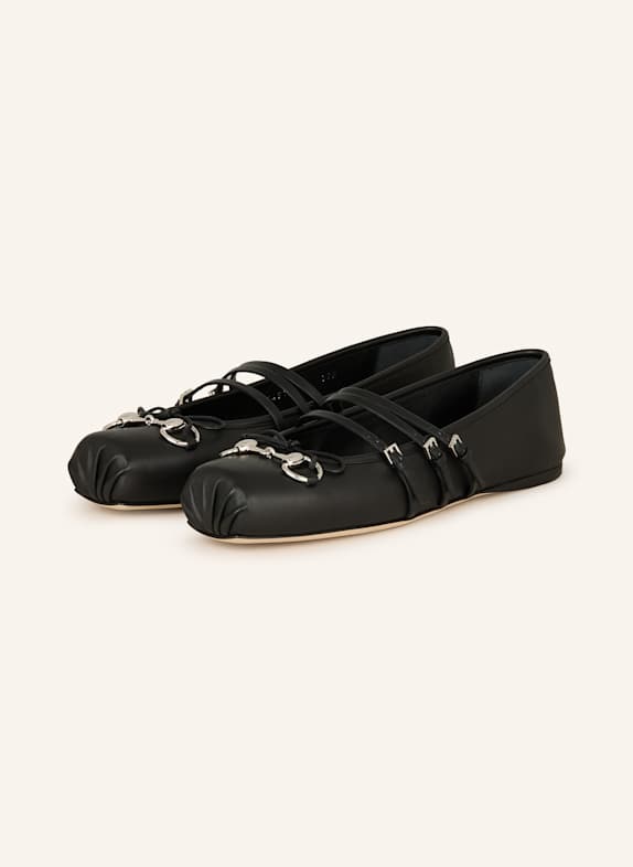 GUCCI Ballerinas HORSEBIT 1000 BLACK