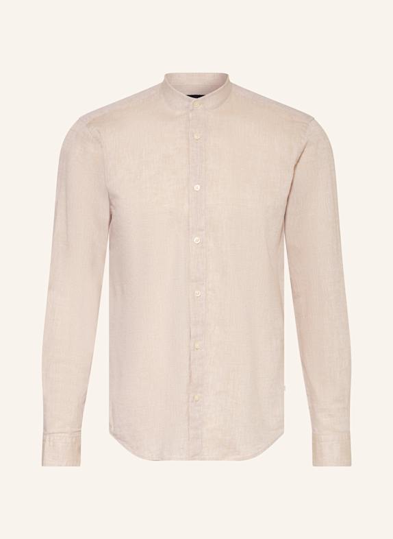STRELLSON Hemd CORNEL-W Regular Fit mit Leinen CREME