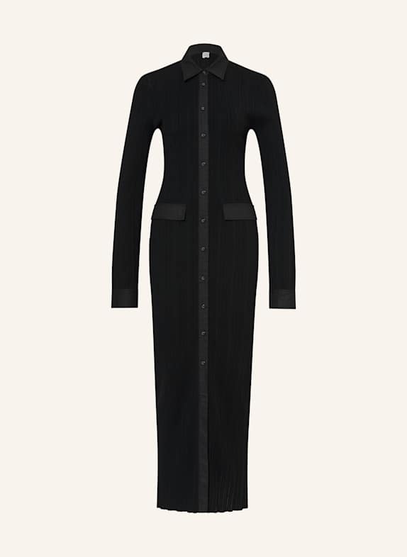 TOTEME Hemdblusenkleid SCHWARZ