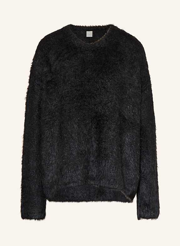 TOTEME Seidenpullover SCHWARZ