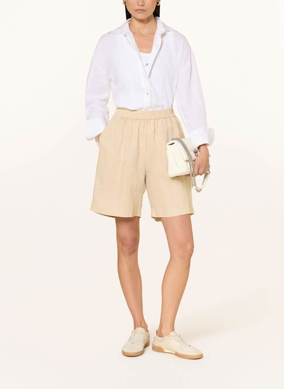 BOSS Leinenshorts TOREA BEIGE