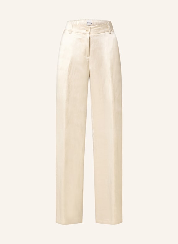 BRAX Marlenehose MAINE mit Leinen CREME