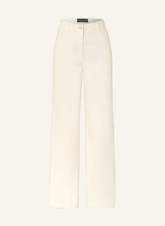 LUISA CERANO Straight Jeans CREME