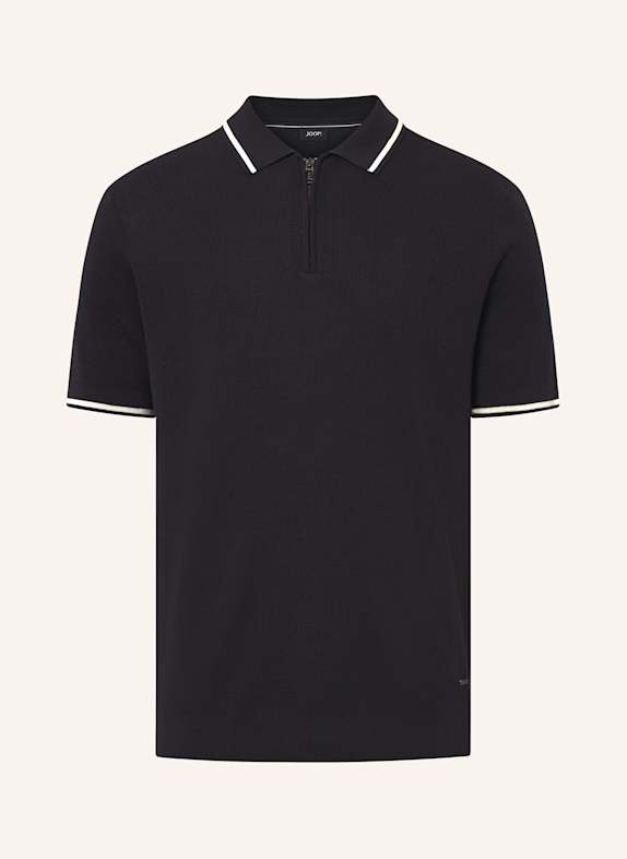 JOOP! Strick-Poloshirt VANCAO DUNKELBLAU