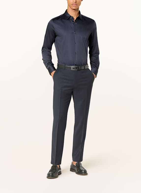 JOOP! Overhemd PIT Slim Fit DONKERBLAUW