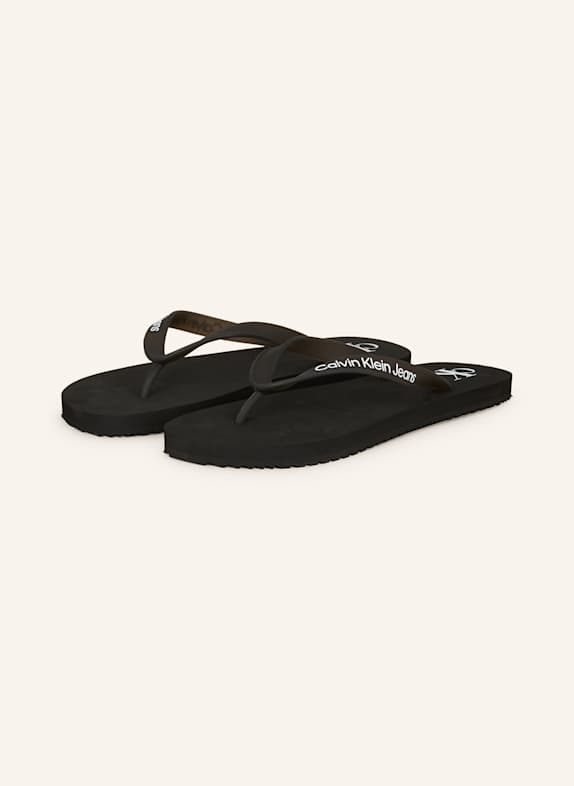 Calvin Klein Zehentrenner SCHWARZ