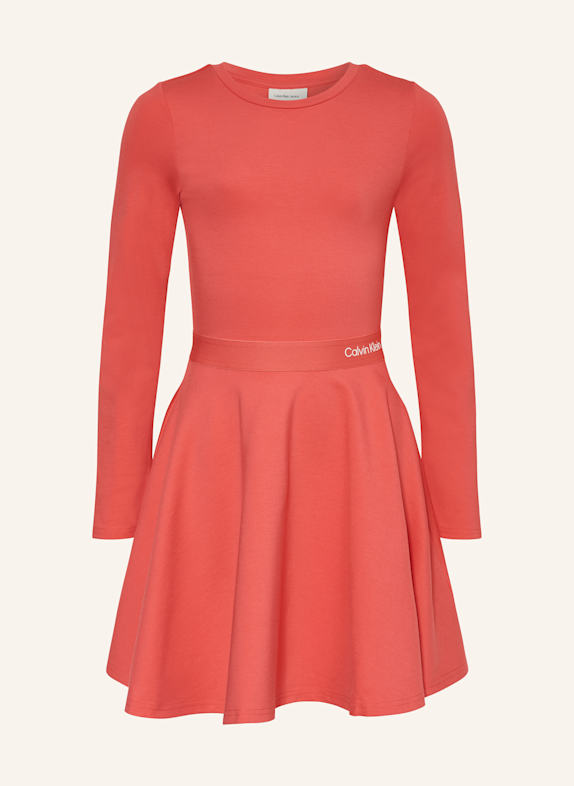 Calvin Klein Jerseykleid ROT