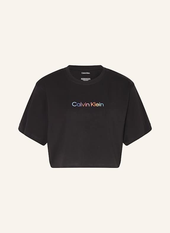 Calvin Klein Schlafshirt SCHWARZ