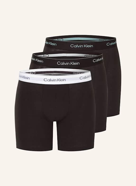 Calvin Klein 3er-Pack Boxershorts ICON COTTON STRETCH SCHWARZ