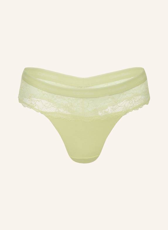 Calvin Klein String MODERN LACE HELLGRÜN