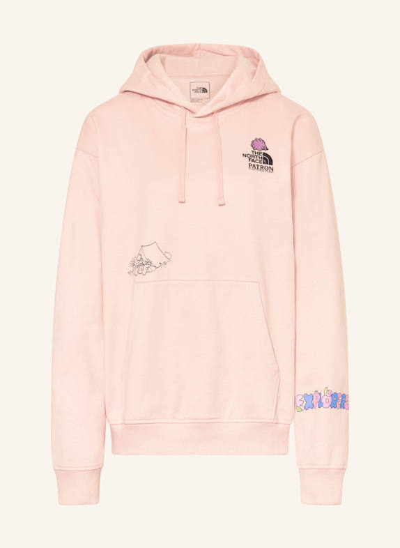 THE NORTH FACE Bluza z kapturem MOUNTAIN CLEANUP OVERSIZED RÓŻOWOZLOTY
