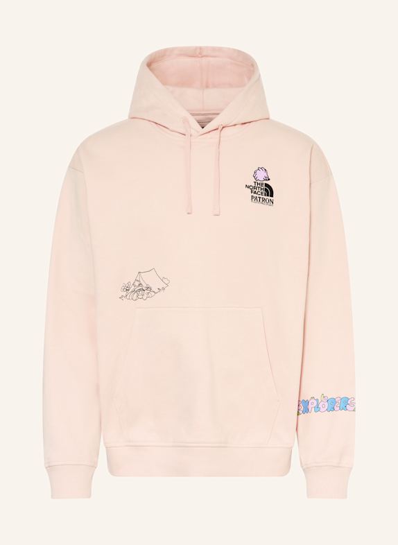 THE NORTH FACE Hoodie MOUNTAIN CLEANUP OVERSIZED ROSÉGOLD