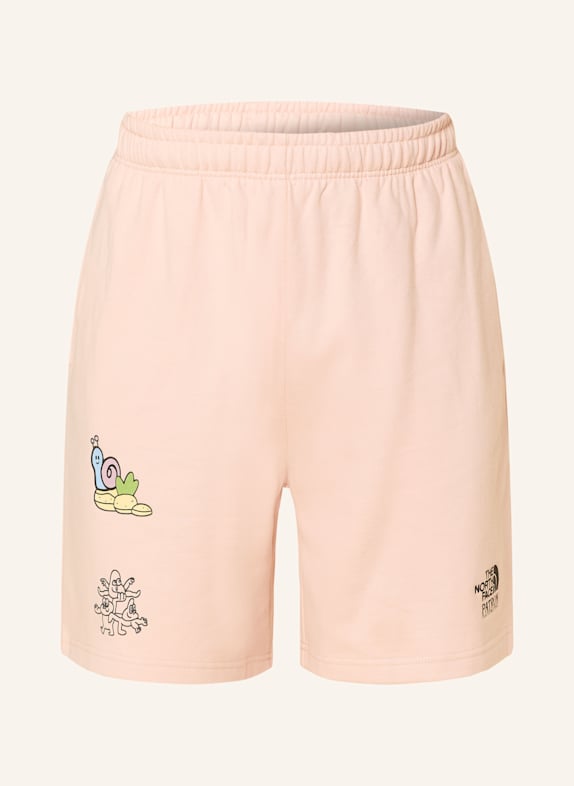 THE NORTH FACE Sweat shorts MOUNTAIN CLEANUP PINK