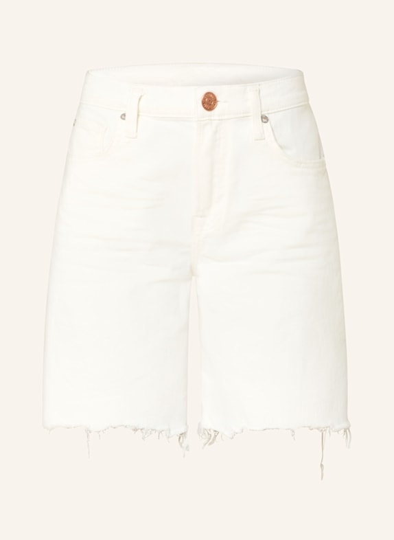 TRUE RELIGION Szorty jeansowe LEAH 1700 WHITE