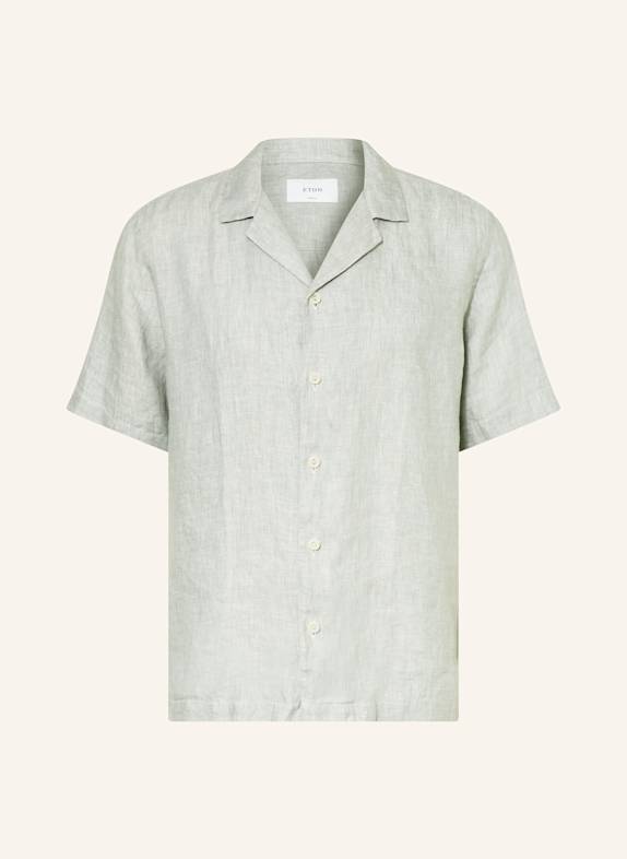 ETON Resorthemd Comfort Fit aus Leinen HELLGRÜN