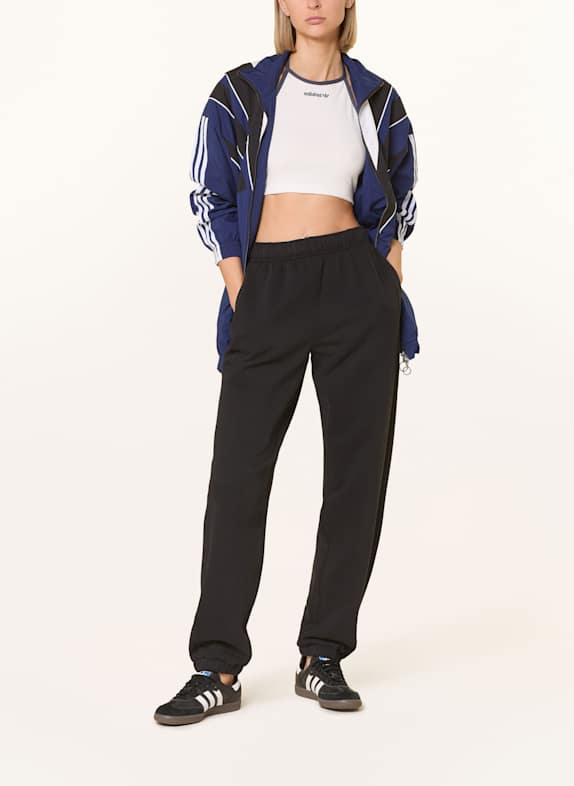 adidas Originals Froté top TOWEL BÍLÁ / TMAVĚ MODRÁ