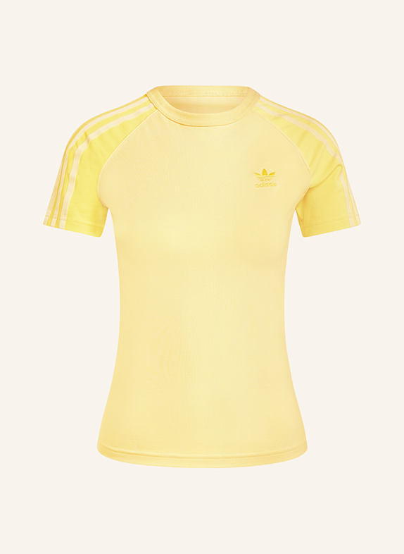 adidas Originals T-Shirt ADICOLOR 3 STRIPE RAGLAN SLIM GELB