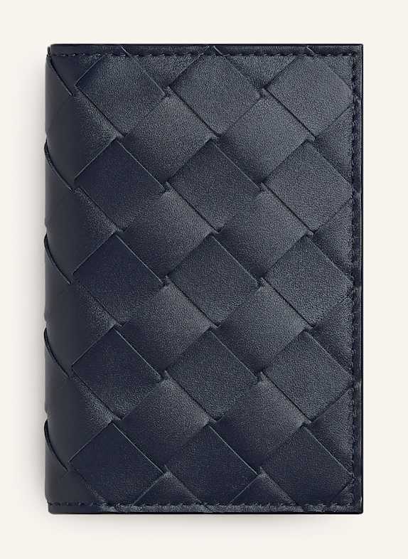 BOTTEGA VENETA Geldbörse INTRECCIATO FLAP ABYSS/CYPRESS