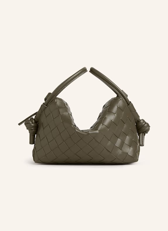 BOTTEGA VENETA Umhängetasche TOP HANDLE LOOP CYPRESS / MUSE BRASS