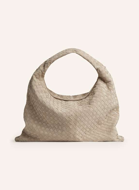 BOTTEGA VENETA Shopper LARGE HOP ECRU / MUSE BRASS