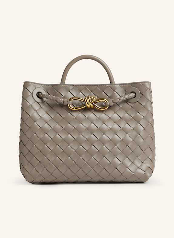 BOTTEGA VENETA Handtasche ANDIAMO SMALL LIMESTONE / MUSE BRASS