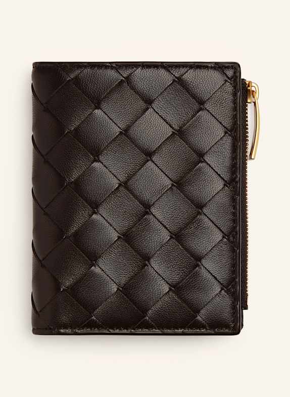 BOTTEGA VENETA Geldbörse BI-FOLD SMALL FONDANT / GOLD