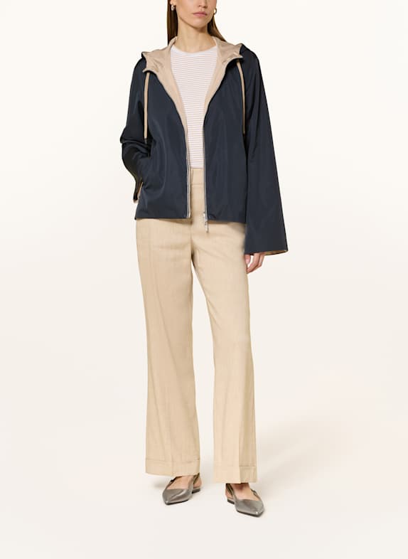 PESERICO Jacke zum Wenden mit Schmuckperlen DUNKELBLAU
