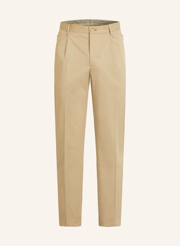 ETRO Chinosy extra slim fit BEŻOWY