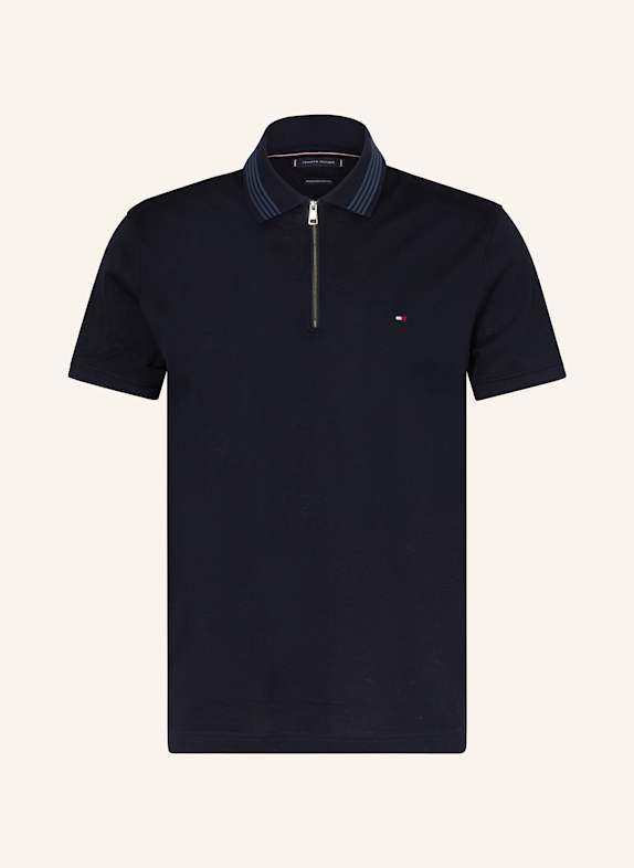 TOMMY HILFIGER Koszulka polo z piki GRANATOWY
